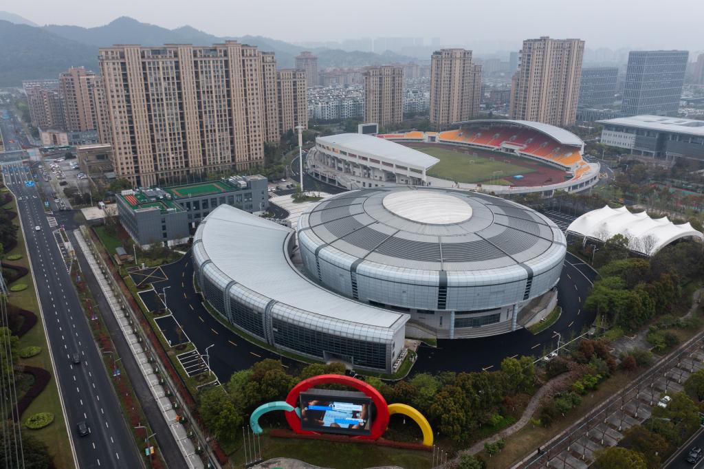 賽場“智能” 班車“自動” 探訪湖州市亞運場館(圖2) 賽場“智能” 班車“自動” 探訪湖州市亞運場館(圖2)