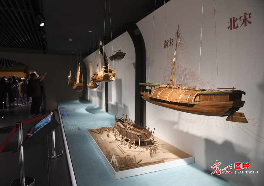 【詩(shī)畫(huà)江南迎亞運(yùn)】中國(guó)京杭大運(yùn)河博物館文化和城市建設(shè)成果引人流連(圖3)
