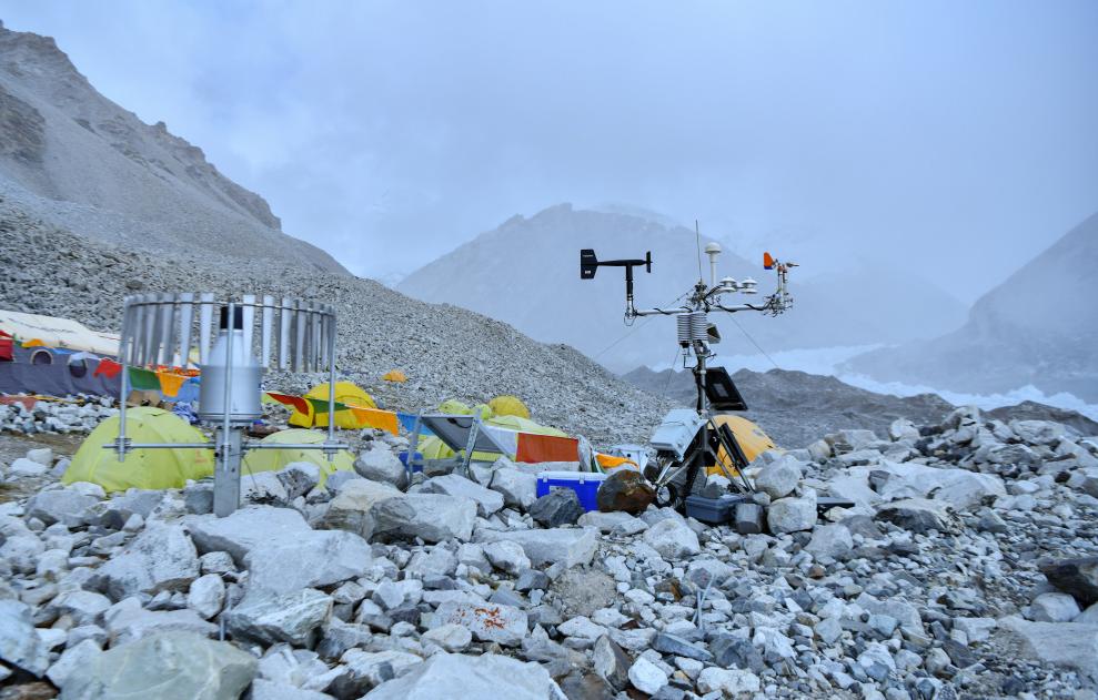 我國首次開展卓奧友峰極高海拔氣象梯度觀測(圖2) 我國首次開展卓奧友峰極高海拔氣象梯度觀測(圖2)