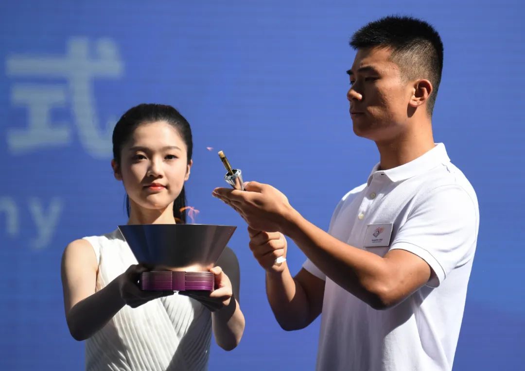 杭州亞殘運會火種在廣州完成采集(圖2) 圖片