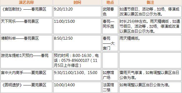 橫店影視城劇組動態(tài)及表演時間 橫店影視城劇組動態(tài)及表演時間
