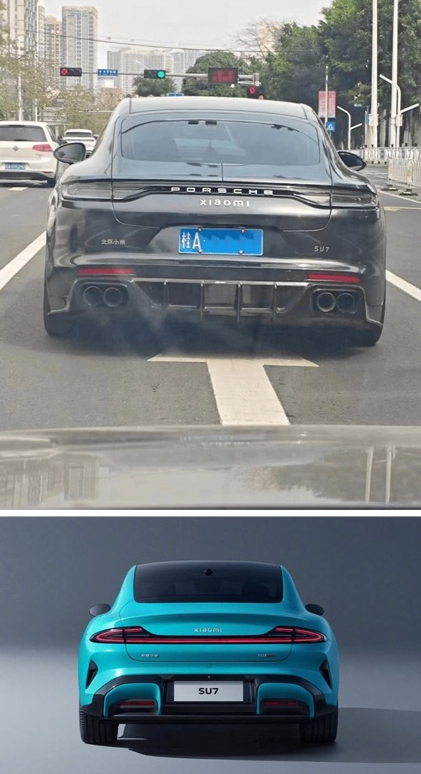 廣西一保時捷帕拉梅拉“爆改”小米SU7 外觀設(shè)計備受矚目(圖1) 廣西一保時捷帕拉梅拉“爆改”小米SU7 外觀設(shè)計備受矚目(圖1)