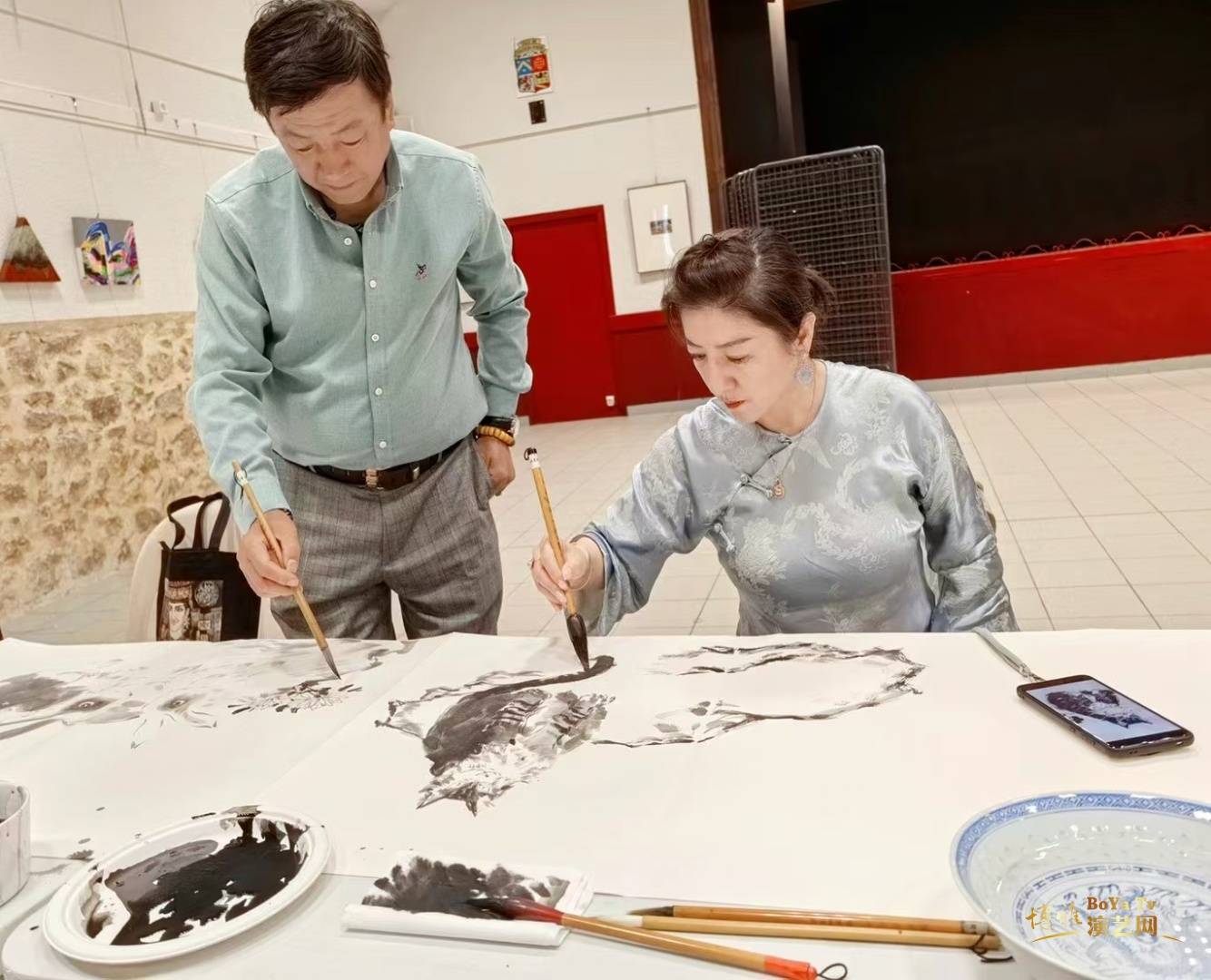 中法建交60周年｜中歐藝術對話特展，中國青年畫家楊梓作品被收藏(圖8)