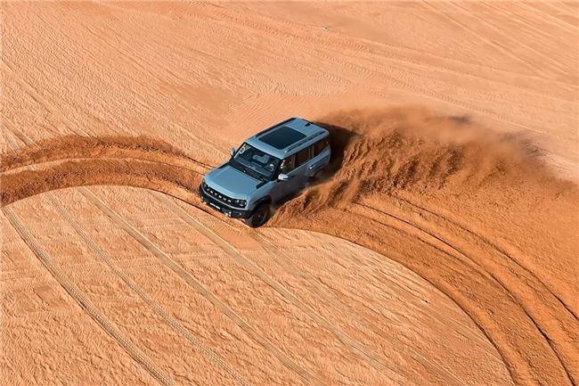 騰格里沙漠體驗(yàn)捷途山海T2混動“方盒子”確實(shí)挺香！(圖5)