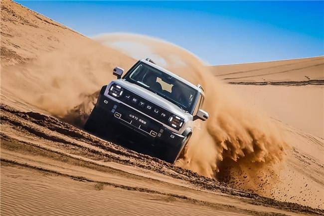 騰格里沙漠體驗(yàn)捷途山海T2混動“方盒子”確實(shí)挺香！(圖6)