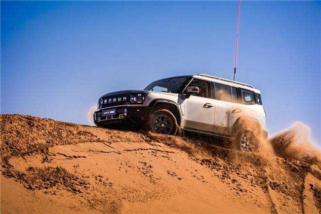 騰格里沙漠體驗(yàn)捷途山海T2混動“方盒子”確實(shí)挺香！(圖3)