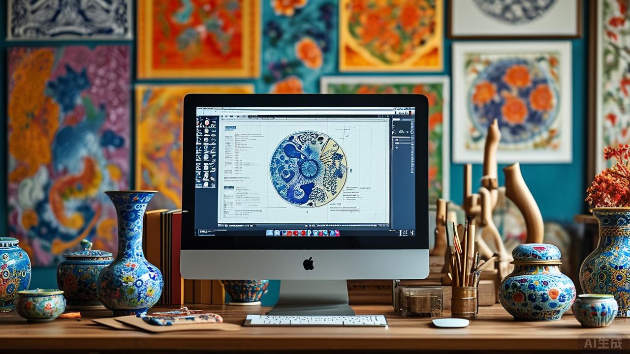 AI設計景泰藍:傳統(tǒng)與科技的碰撞!(圖2) AI設計景泰藍:傳統(tǒng)與科技的碰撞!(圖2)