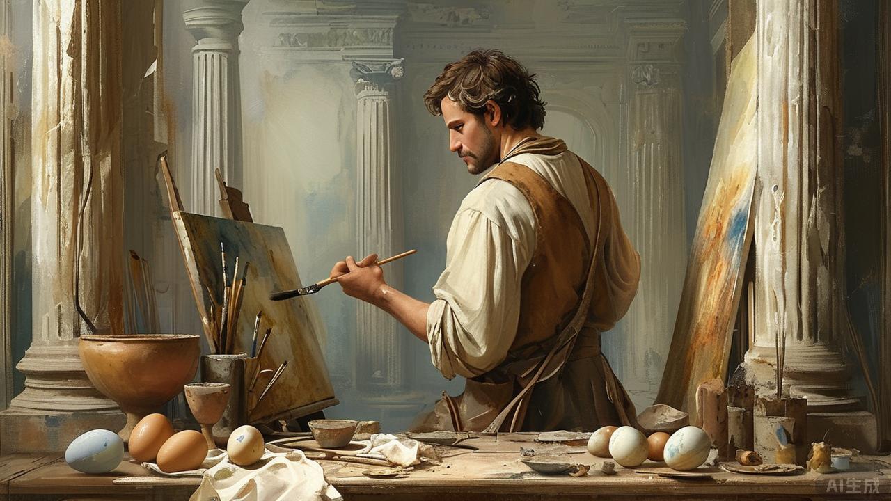 千年蛋彩畫修復(fù):技術(shù)演變與創(chuàng)新(圖1) 千年蛋彩畫修復(fù):技術(shù)演變與創(chuàng)新(圖1)